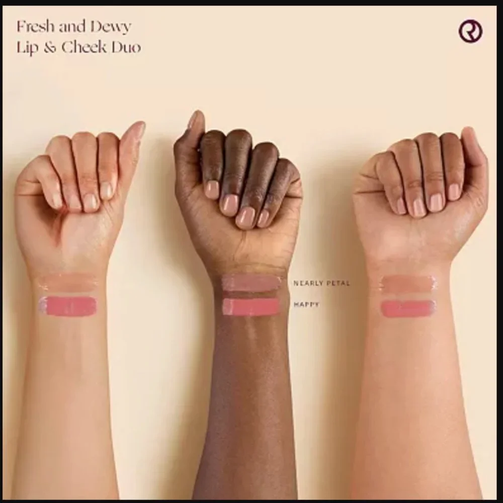 NWT Rare Beauty by Selena Gomez Fresh and Dewy Lip & Cheek Duo